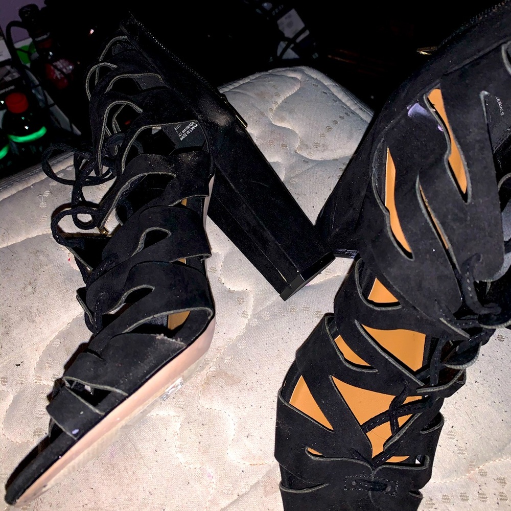 Black heels